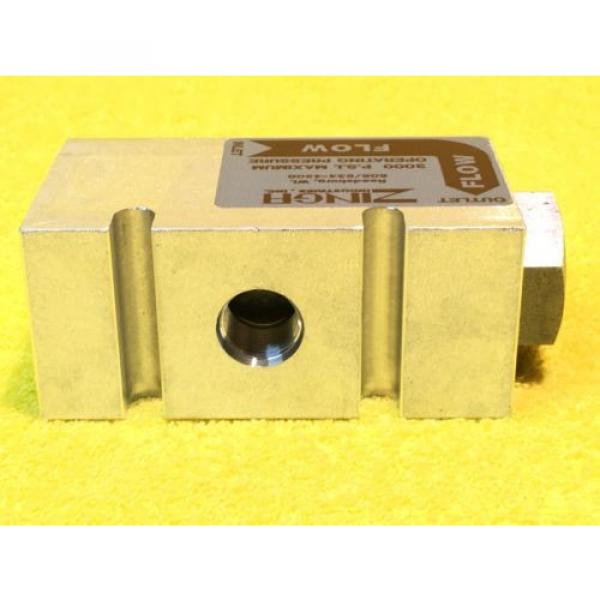 ***NEW***  ZINGA INDUSTRIES 3000 PSI 12 GPM HYDRAULIC IN LINE FILTER BLOCK #4 image