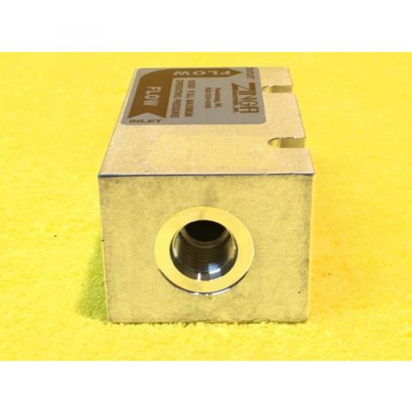 ***NEW***  ZINGA INDUSTRIES 3000 PSI 12 GPM HYDRAULIC IN LINE FILTER BLOCK #5 image