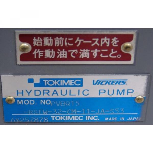Hydraulic pump Tokimec Vickers PVBQ15 , PVB15 unused #3 image