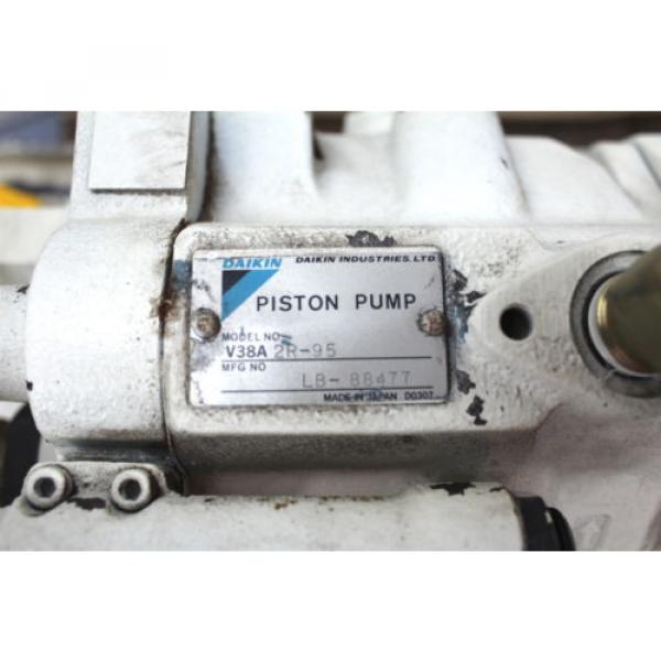 Daikin 5hp Hydraulic Unit V38A2R-95 Piston Pump 42 Gallon Tank Press Comp #5 image