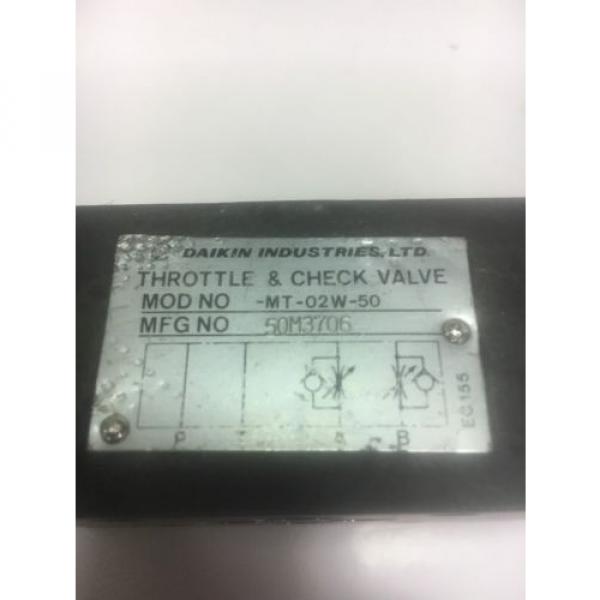 Daikin Industries MT-02W-50 Throttle amp; Check Valve Warranty Fast Shipping #2 image