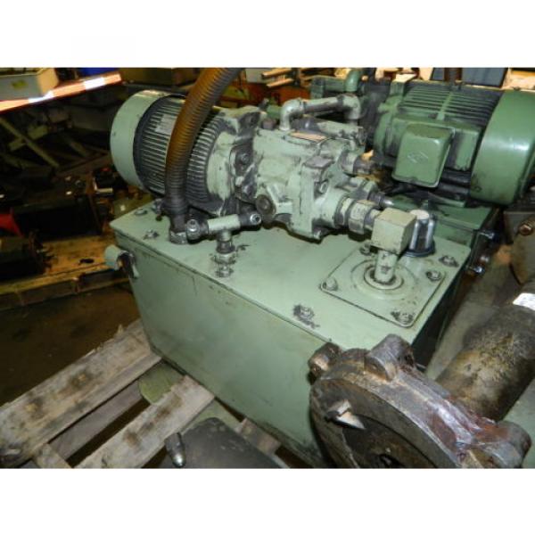 Daikin 2 HP Oil Hydraulic Unit, # Y473063-1, Daikin Pump # V15A1R-40Z, Used #6 image