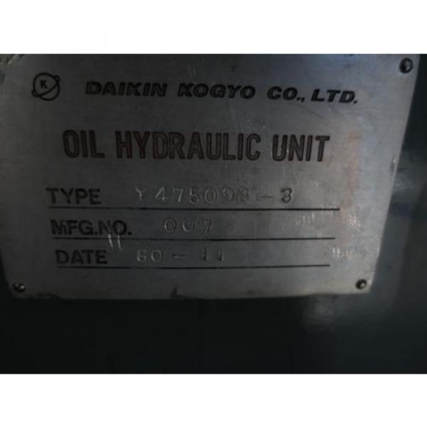 MORI SEIKI DAIKIN HYDRAULIC OIL MOTOR M15A1-2-30 PUMP Y475098-3 PISTON V15AIR-95 #3 image