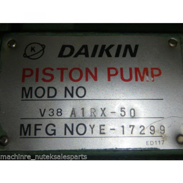 DAIKIN PISTON PUMP V38A1RX-50_V38A1RX50 #6 image