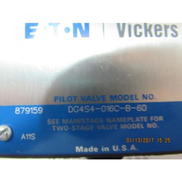 EATON VICKERS HYDRAULIC PILOT VALVE DG4S4-016C-B-60 Origin #6 image