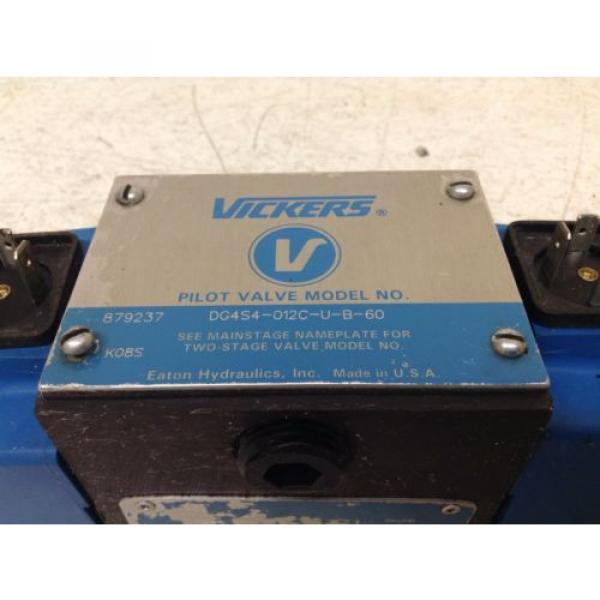 Vickers DG4S4-012C-U-B-60 Hydraulic Valve 110/120 VAC Solenoid DG4S4012CUB60 #2 image