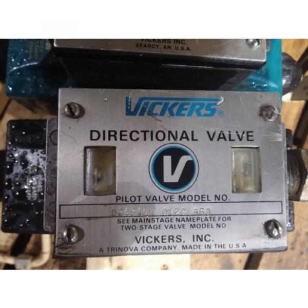 Vickers DG4S4LW-012C-360 Hydraulic w/ Pilot Valves - 2 stage OTH019 #1 image