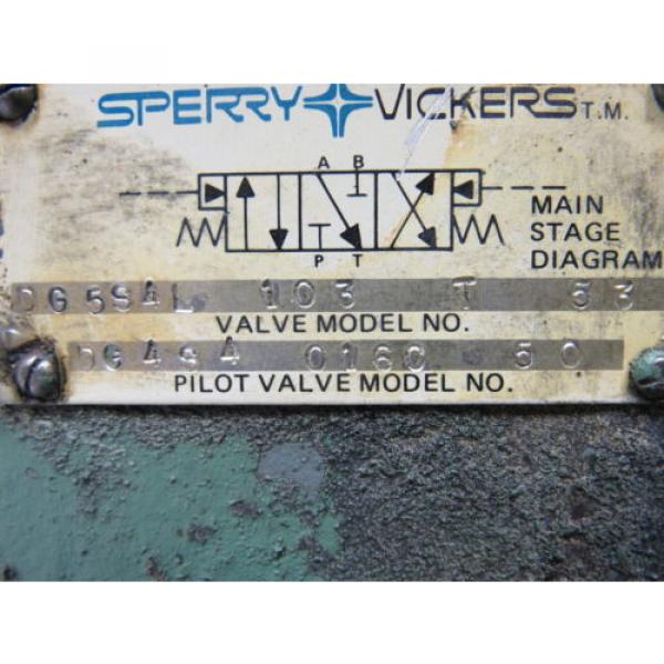 Sperry Vickers DG5S4L 103 T 53 Hydraulic Directional Control Valve #8 image