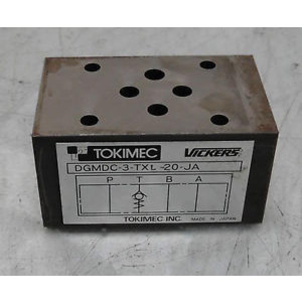 Vickers Hydraulic Check Valve, DGMDC-3-TXL-20-JA, Used, WARRANTY #1 image