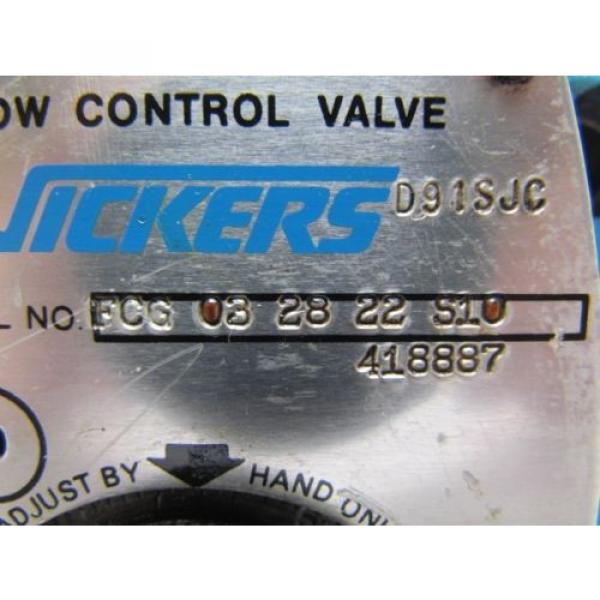 Vickers FCG-03-28-22-S10 Manifold Mounted Keyed Hydraulic Flow Control Valve #2 image
