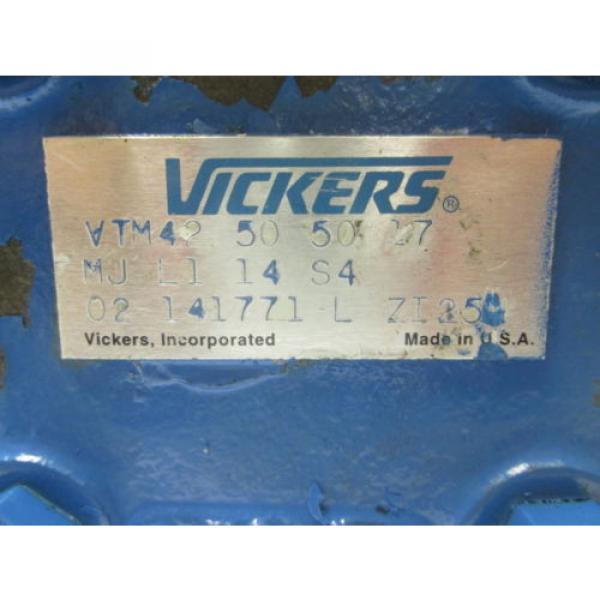 Vickers VTM42-50-50-17 Hydraulic Pump Assy Power Steering Bus Truck Transit #5 image