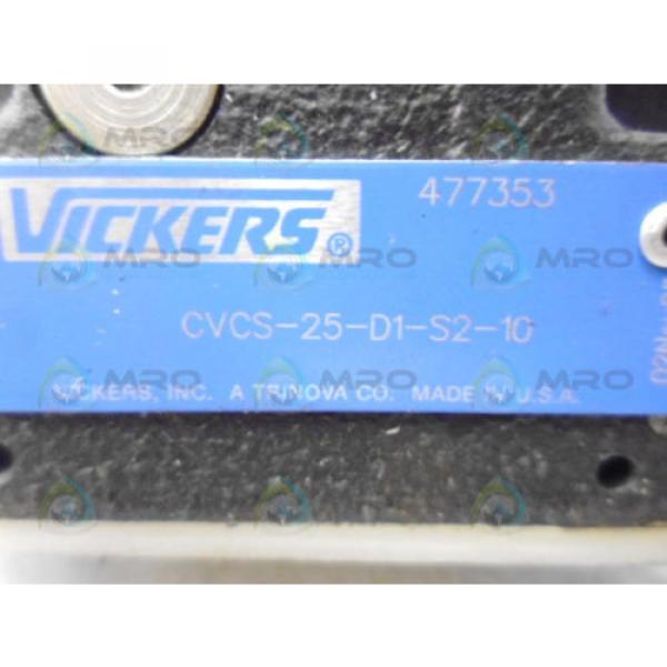 VICKERS CVCS-25-D1-S2-10 HYDRAULIC RELIEF VALVE Origin NO BOX #4 image