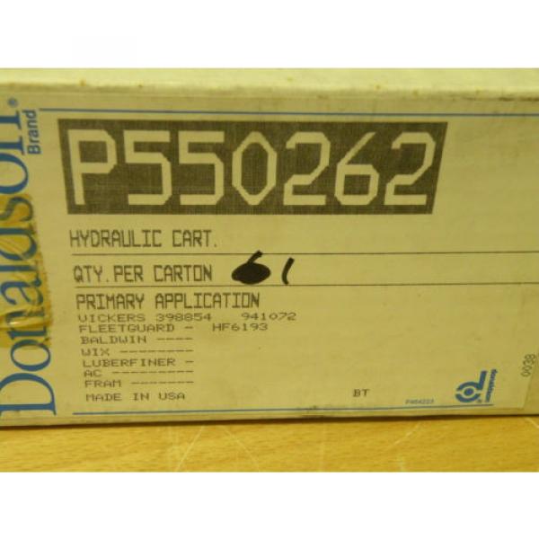 Donaldson P550262 Hydraulic Cartridge Filter For Vickers 398854 941072 #6 image
