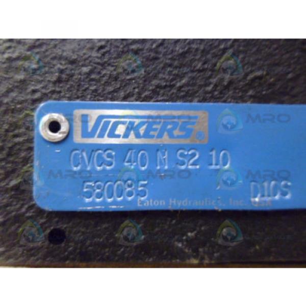 VICKERS CVCS-40-N-S2-10 HYDRAULIC VALVE CARTRIDGE Origin NO BOX #4 image