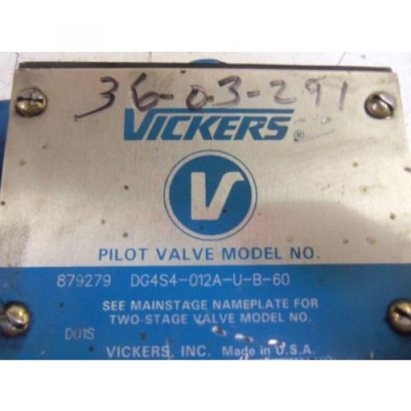 VICKERS DG4S4-012A-U-B-60 VALVE USED #4 image