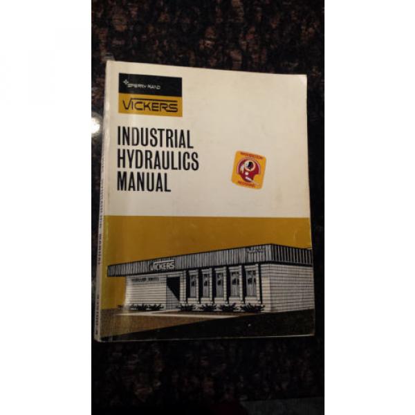Sperry Vickers Industrial Hydraulics Manual 935100-A 1970 1st Edition AXL #1 image