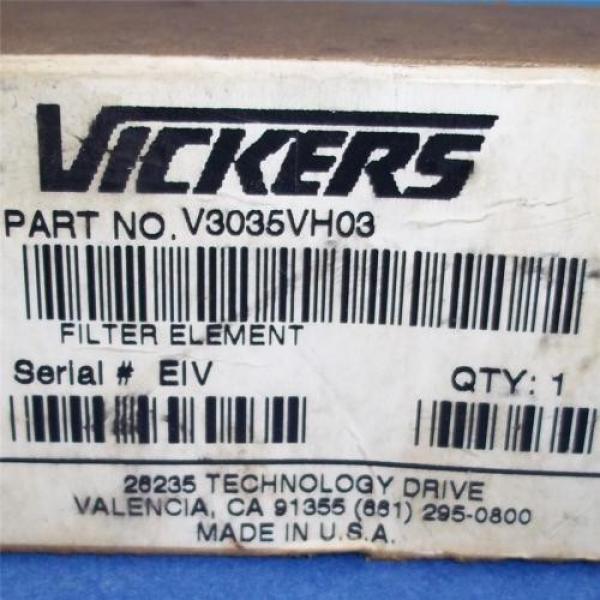 VICKERS FILTER ELEMENT V3035VH03 Origin #2 image