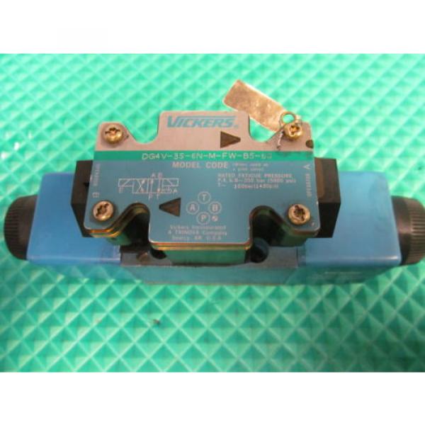 Vickers Hydraulic Valve For Parts Only DG4V-3S-6N-M-FW-B5-60 FREE SHIPPING #1 image
