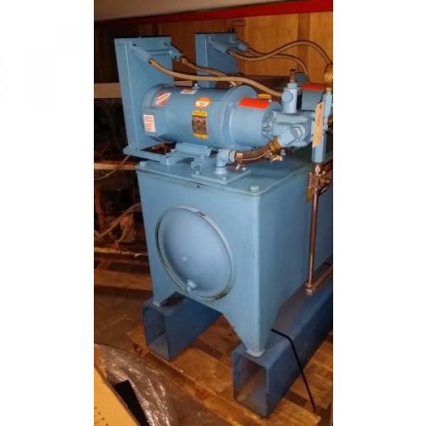 Continental Hydraulic Power unit PVR6-6B15-RF-0-6-H Vickers, DUAL PUMP MOTOR HEs #1 image