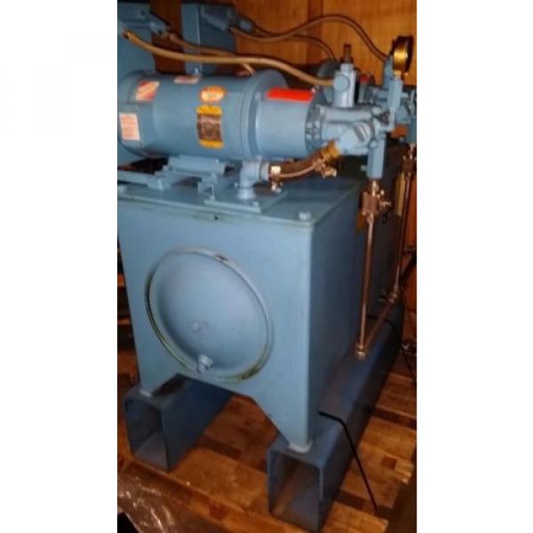 Continental Hydraulic Power unit PVR6-6B15-RF-0-6-H Vickers, DUAL PUMP MOTOR HEs #9 image
