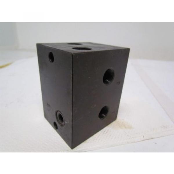 Nachi S-1491-5 Single Position Hydraulic Manifold / Valve Block #6 image