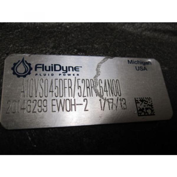 Origin REXROTH FLUIDYNE PISTON pumps # A10VS045DFR/52RPS164N00 #4 image