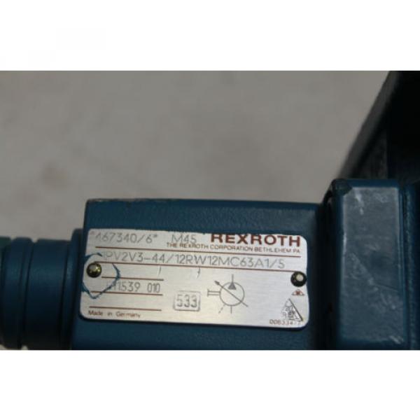 REXROTH 1PV2V3-44 HYDRAULIC VANE pumps with Operating Instructions Origin #6 image