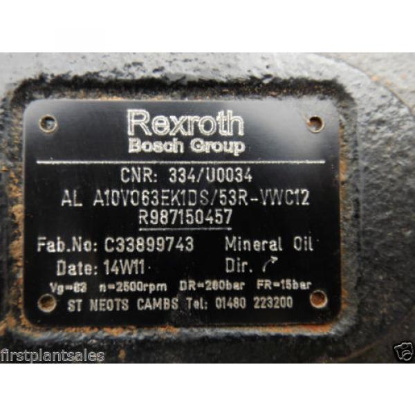 JCB Rexroth Hydraulic pumps P/N 334/U0034 #2 image