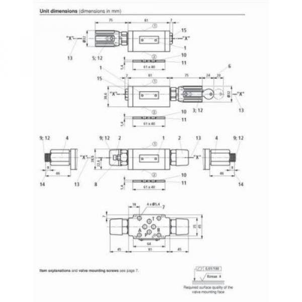 Z2FS6-2-4X/1QV Rexroth R900481623 Twin throttle Sandwich Plate Valve Hydraulics #8 image