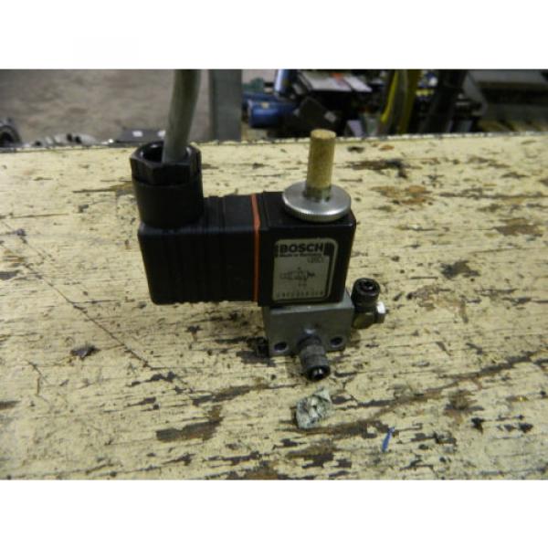 Bosch Rexroth Solenoid Valve, P/N 0820019014, W/ 1824210060 24VDC Coil, Used #1 image