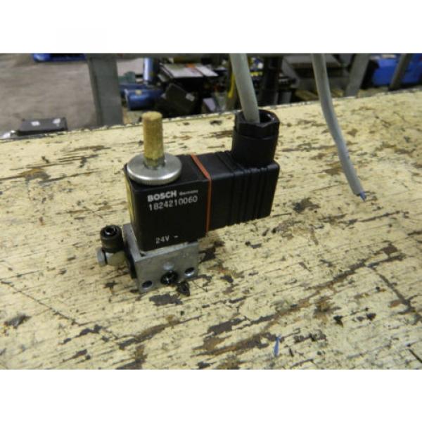 Bosch Rexroth Solenoid Valve, P/N 0820019014, W/ 1824210060 24VDC Coil, Used #2 image