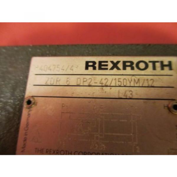 Rexroth ZDR 6 DP2-42/150YM/12 Pressure Relief Valve, ZDR6DP242150YM/12 #3 image