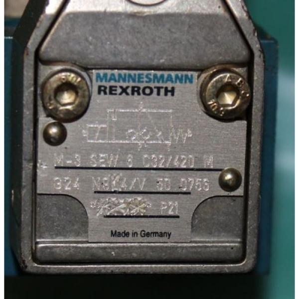 Rexroth, M-3SEW6C32/420MG24N9K4/V, Hydraulic Directional Seat Valve Origin #3 image