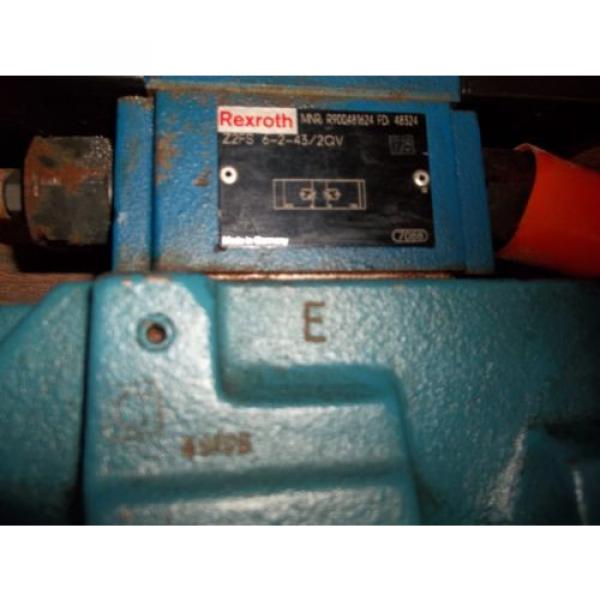 REXROTH 4WEH22E74/6EW11ON-ETZ45  DIRECTIONAL VALVE GOOD USED MISSING LABEL LL2 #3 image