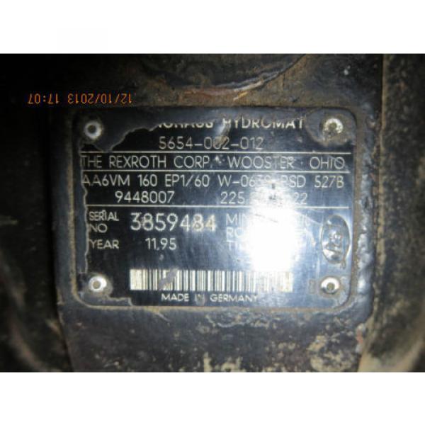 Rexroth Corp Hydromat 13 Spline Piston Motor AA6VM 160 EP1/60 1-3/4#034; #6 image