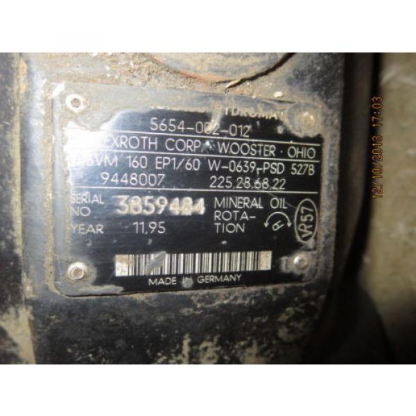 Rexroth Corp Hydromat 13 Spline Piston Motor AA6VM 160 EP1/60 1-3/4#034; #12 image