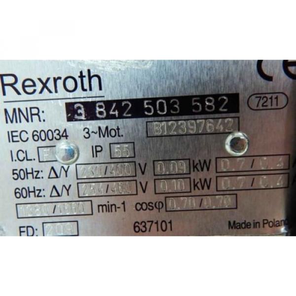 Rexroth Drehstrommotor MNR:3842503582-unused- #3 image