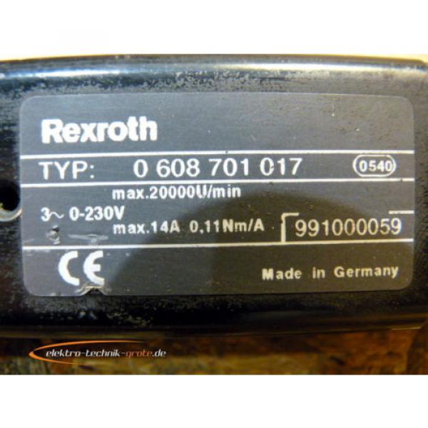 Rexroth 0 608 701 017 Motor mit 0 608 720 039 Getriebe #3 image