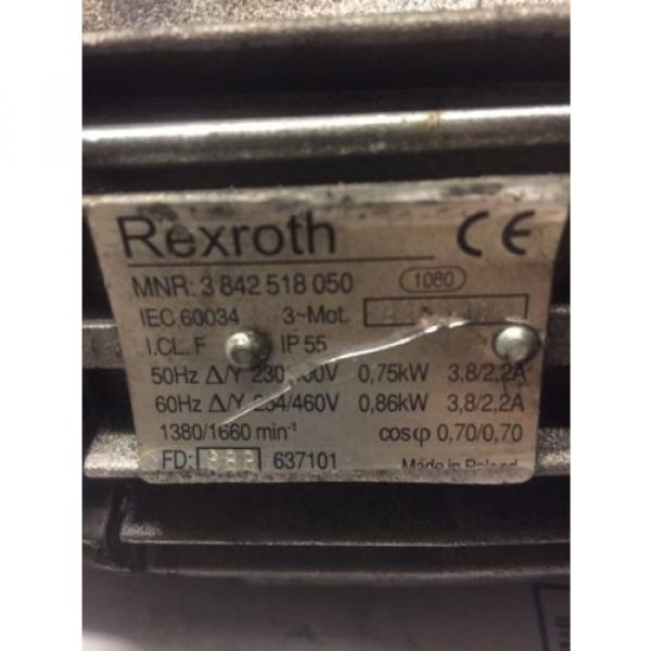 Bosch Conveyor Drive 3 842 519 005 With Rexroth Motor 86KW 3 842 518 050 #4 image