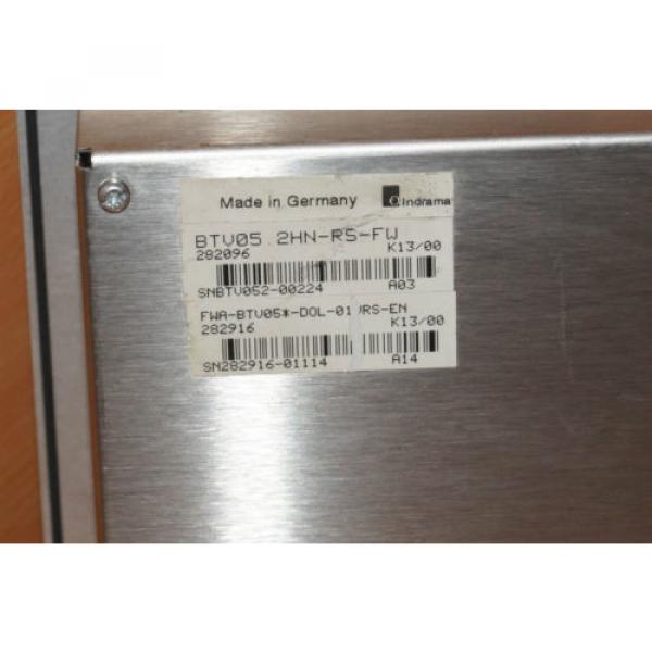 Rexroth Indramat System 200 BTV052HN-RS-FW 282916 #2 image