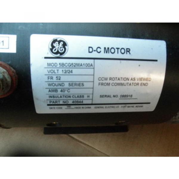 CROWN LIFT GE DC MOTOR HYDRAULIC pumps BOSCH REXROTH 5BCG52MA100A 9510290001 Origin #2 image