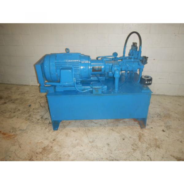 Vickers 25HP 19/10 Gallons Hi/lo hydraulic pump system PVQ20RDRSE3521/25VTB14A #1 image