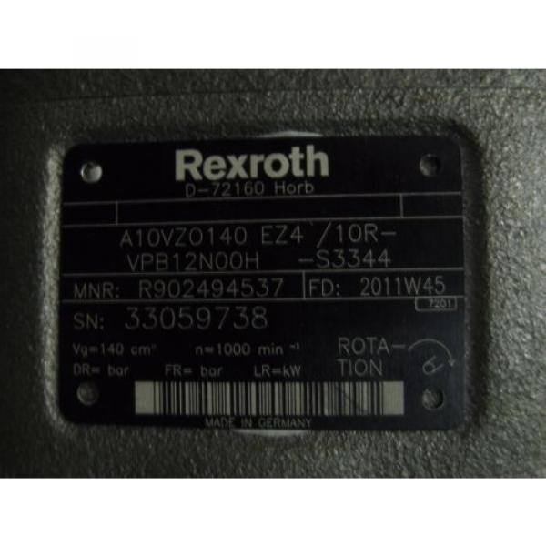 Rexroth amp; Parker Hydraulic pumps A10VZ0140 EZ4/10R-VPB12N00H-S3344 #4 image