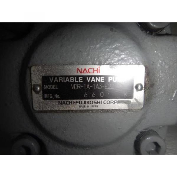 Natchi VDR1A-1A3-E22 Hydraulic Pressure Compensated Vane Pump 8GPM #2 image