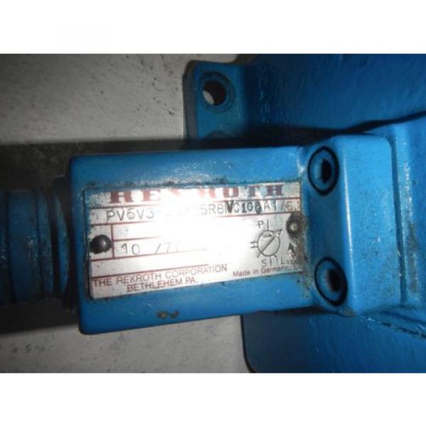 Rexroth PV6V3-20/25R8VVC100A1/6 Hydraulic Press Comp Vane pumps #2 image
