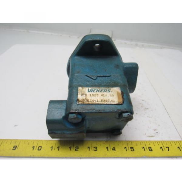 Vickers V10 1S2S 41A 20 Single Vane Hydraulic Pump 1#034; Inlet 1/2#034; Outlet 5/8#034; #1 image