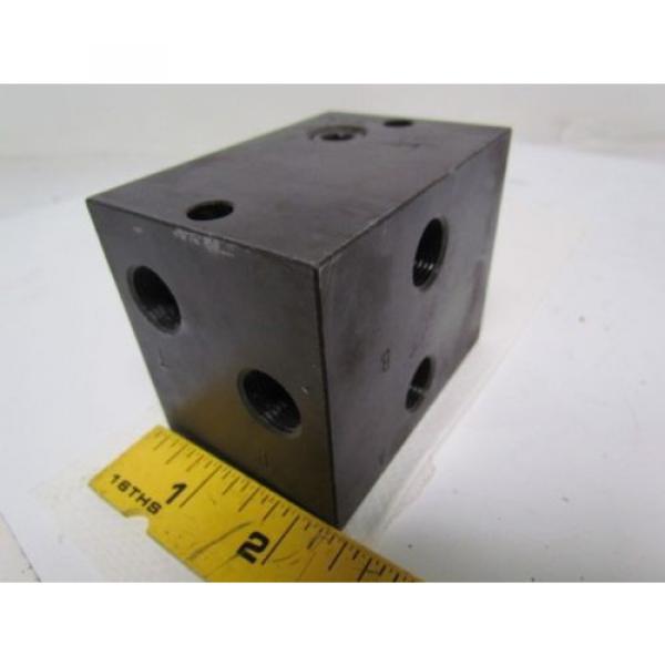 Nachi S-1491-5 Single Position Hydraulic Manifold / Valve Block #2 image