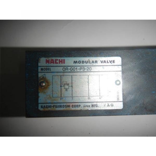 Nachi OR-G01-P3-20 D03 Hydraulic Relief Valve #2 image