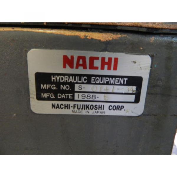 Nachi 3 HP 22kW Complete Hyd Unit w/ Tank, # S-0141-14, 1988, Used, WARRANTY #2 image