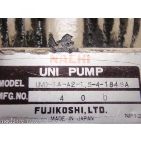 Nachi Variable Uni Pump with Motor VDR-1B-1A2-21_UVD-1A-A2-15-4-1849A_LTIS70-NR #4 image